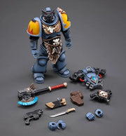 Joy Toy Warhammer 40K Space Wolves Brother Olaf Figur im Maßstab 1/18 