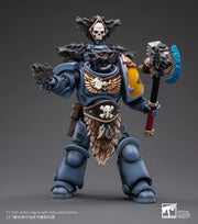 Joy Toy Warhammer 40K Space Wolves Brother Olaf Figur im Maßstab 1/18 