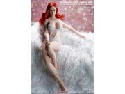 Cuerpo de busto grande pálido sin costuras escala 1/6 para mujer súper flexible (S42) 