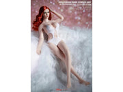 Cuerpo de busto grande pálido sin costuras escala 1/6 para mujer súper flexible (S42) 