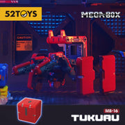 52TOYS MEGABOX MB 16 TUKURU Maßstabslose Actionfigur aus ABS-Legierung, roter Roboterwürfel