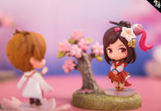Figura de la versión Q de Blade &amp; soul Qing Cang Xiao Sihai y Nan Surou Q