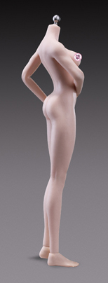 Tbleague Super-Flexible Female Seamless 1/6 Scale Pale Medium Bust Body (S26A)