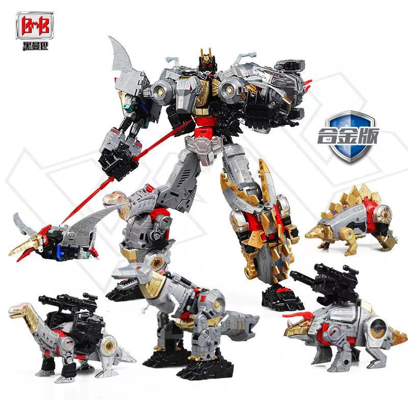 Black Mamba H6002-7B Dino Force Robot Force Volcanicus Combiner (5er-Set)