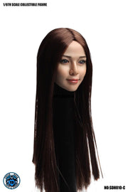 Super Duck Asian Female 1/6 Scale Head Sculpt (SDH010C)