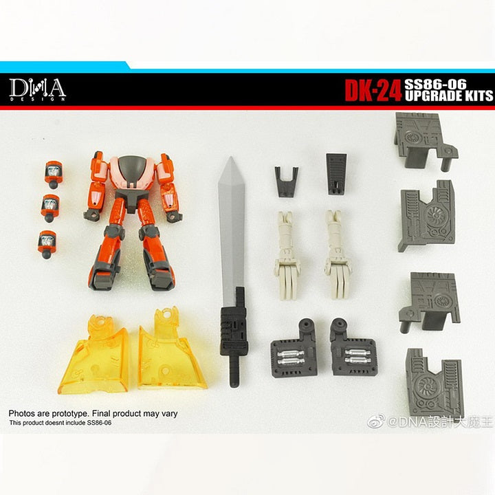 Kit de actualización DNA Design DK-24 para Studio Serie SS86 Grimlock