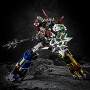 Lucky Cat Micro Cosmos MC-01S Elvis Voltron Version Métallique Set de 5 rééditions