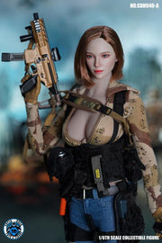 Super Duck Female Head Sculpt Zubehör im Maßstab 1/6 (SDH040A)