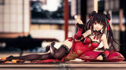 Apex Toys Date A Live: Spirit Pledge Kurumi Tokisaki (New Year Mandarin Gown Ver.) Figur im Maßstab 1/7 