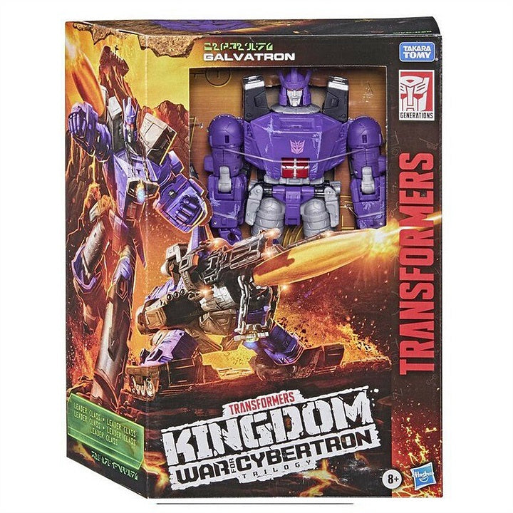 Hasbro Transformers Generations Kingdom: War for Cybertron Trilogy Galvatron líder figura de acción