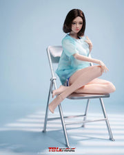 Super-Flexible Female Seamless 1/6 Scale Pale Small Bust Body (S44A)