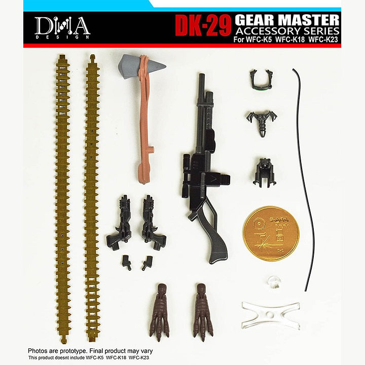 Kit de actualización de la serie de accesorios Gear Master DK-29 de DNA Design