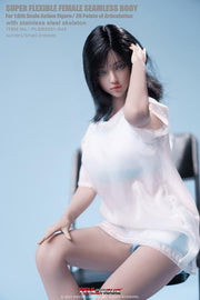 Super-Flexible Female Seamless 1/6 Scale Suntan Small Bust Body (S45)