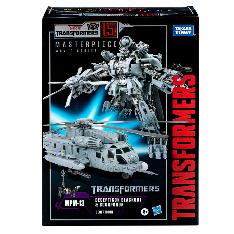 Hasbro Transformers Movie Masterpiece Series MPM-13 Decepticon Blackout y Scorponok