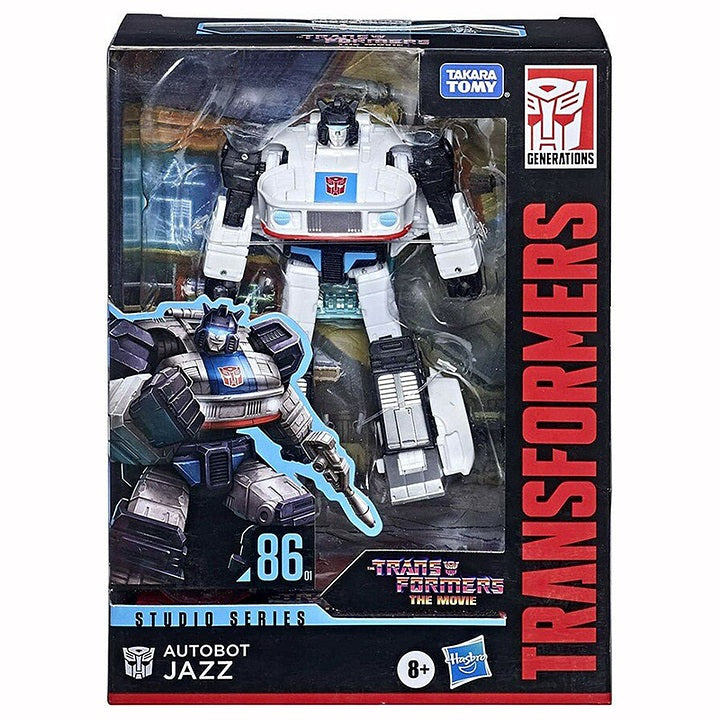 Hasbro Transformers Generations Studio Series 1986 Jazz Deluxe Figura de acción [La película]