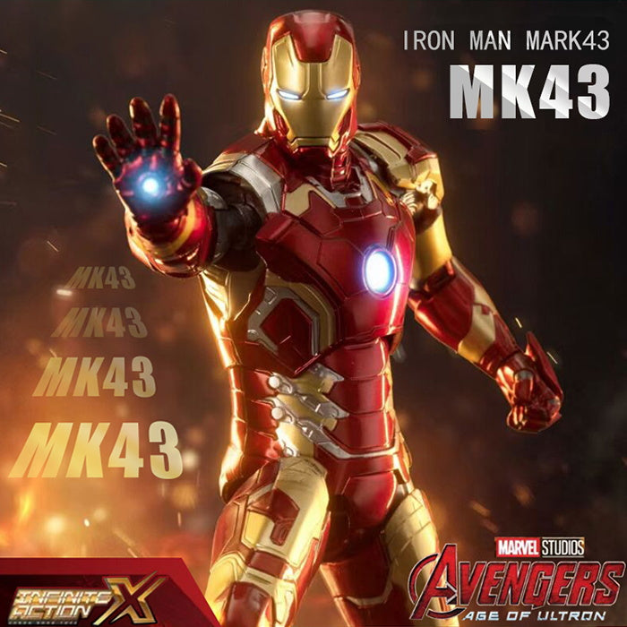 ZT Toys Marvel Lizenzierter 1/10 Iron Man Mark 43