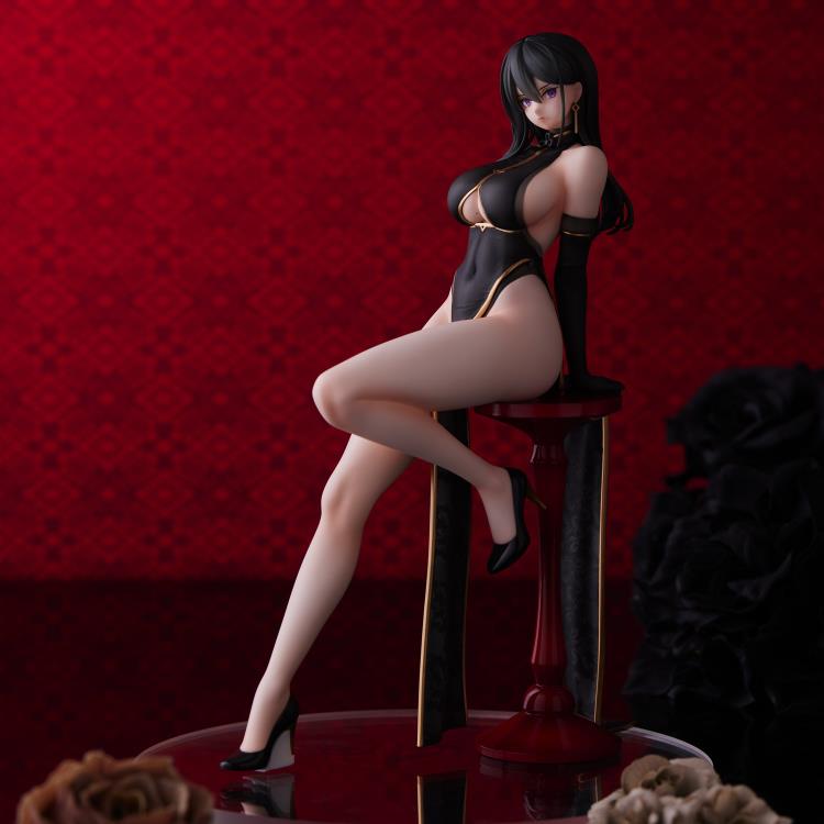 Union Creative Hayabusa Ilustración Kuro China-san (Vestido negro de China) Figura